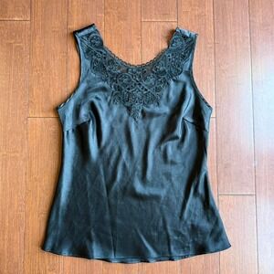 Black Lace‎ Trim Tank